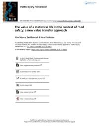 The Value of a Statistical Life cover